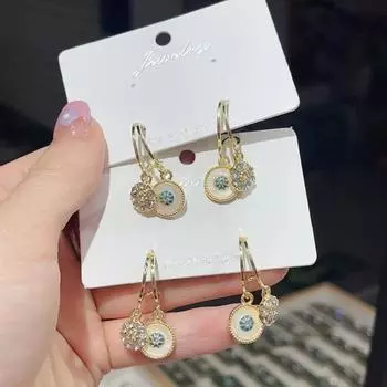 BLINGBAY новые женские серьги-капли, легкие роскошные серьги, нишевые серьги уникального дизайна, современные ювелирные изделия, подарки