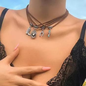 BLINGBAY Женская подвеска Новое бирюзовое многослойное ожерелье Женская винтажная цветочная тарелка со всем колье-воротнички для девочек Ювелирные изделия для вечеринок Подарки