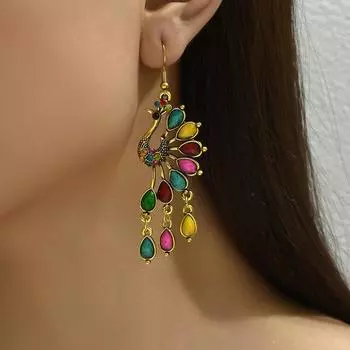 BLINGBAY женские серьги-подвески богемные этнические винтажные серьги из натурального камня современные украшения на день рождения подарок