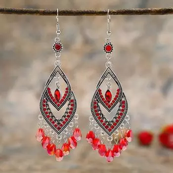 BLINGBAY женские серьги-подвески в стиле ретро, длинные серьги с кисточками в этническом стиле, модные серьги, ювелирные изделия, подарки