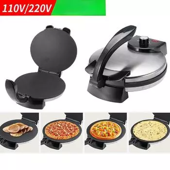 Блины Бытовая машина для приготовления блинов Коммерческая электрическая машина для приготовления блинов в сковороде Машина для приготовления блинов в сковороде Буррито Машина для приготовления блинов на пицце us серебряный серый