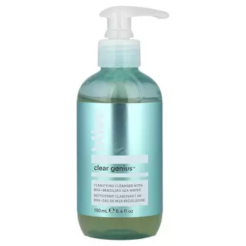 Bliss, Clear Genius™, Очищающее средство для лица, с BHA + бразильской морской водой, 6,4 жидких унции (190 мл)