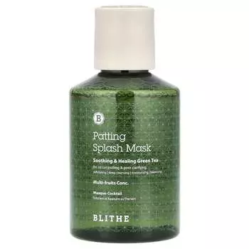 Blithe, Patting Splash Beauty Mask, успокаивающий и лечебный зеленый чай, 150 мл (5,07 жидких унций)