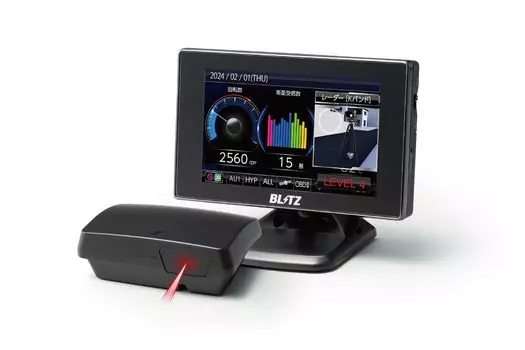 BLITZ TL313S Compatible with New Frequency Mobile Orbis Equipped with a Newly Developed Compatible with New Laser Beam Mobile Orbis LCD Laser Radar чёрный