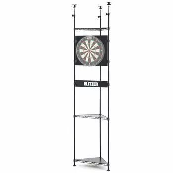 BLITZER Allows you to secure the distance to the throw line even in a small Tension type that can be installed even in rentals dart stand Compatible чёрный