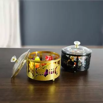 Ближневосточные арабские мусульманские контейнеры для хранения десертов, декоративные украшения, праздничная посуда, конфетницы, кухонный органайзер, поднос для сервировки