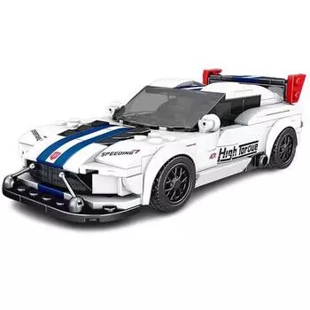 [Block Farm] Совместимый блок Minicar Supercar Schemer, 27011 Белый (Казео)
