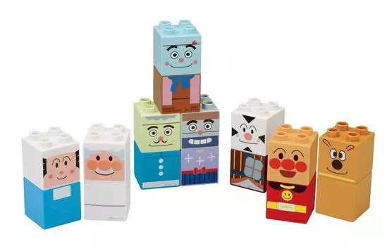 BlockLabo Block Lab Anpanman Anpanman and Friends Block Set