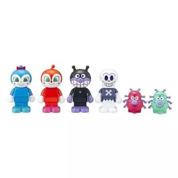 BlockLabo Block Lab Anpanman Baikinman и друзья набор блочных кукол, с которыми можно играть