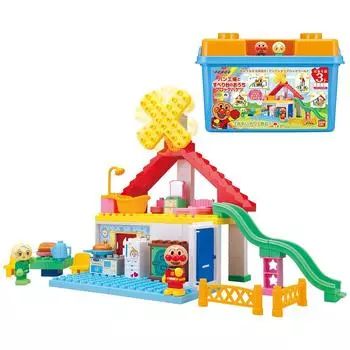 BlockLabo Block Lab Anpanman Bread Factory и Slide House Block Bucket (Целевой возраст: 3 года и старше)