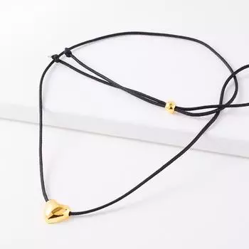 Blogger love кулон ожерелье ювелирные изделия женские высококачественные дизайн ниша кружево шнурок регулируемый