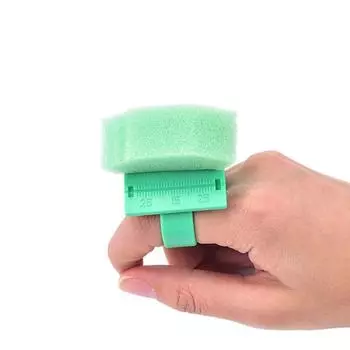 Блок эндодонтических файлов Держатель эндодонтических файлов Линейки Кольцо для измерения корневых каналов Измерительные инструменты для эндодонтических пальцев Губка для очистки 10pcs