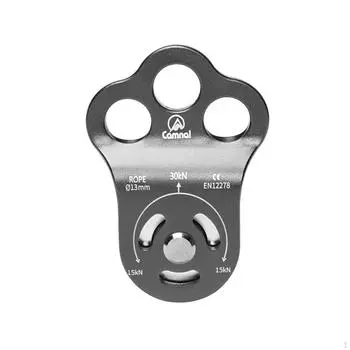 Блок для скалолазания для каната 8-13 мм, алюминиевый одинарный блок, подъемный канат