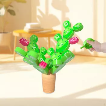 Блок-головоломка для малышей, деревянная игрушка для укладки, координация, образовательные строительные блоки