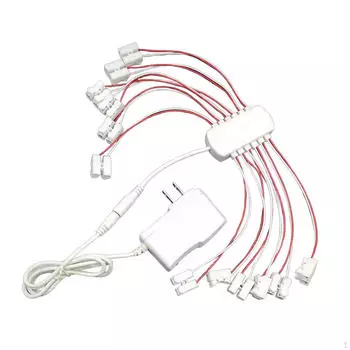 Блок питания 3В 2А Вилка США 12 портов Портативный провод для хобби, модель поезда, лампа