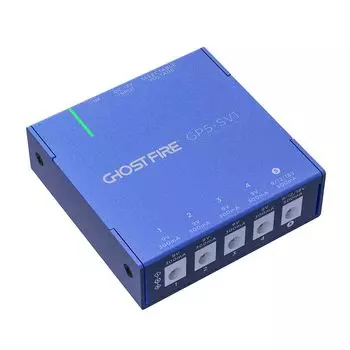 Блок питания эффектора GHOSTFIRE, 5-канальный, полностью изолированный блок питания эффектора, защита от короткого замыкания, регулируемый постоянный ток, малошумящий кабель в комплекте