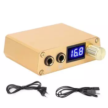 Блок питания для тату-машинки Профессиональный ЖК-блок питания для тату-машинки 110220 В EU Plug