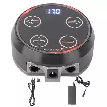 Блок питания для татуировки с цветным ЖК-цифровым дисплеем, блок питания для тату-машинки 110220 В US Plug