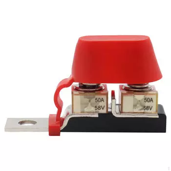 Блок предохранителей клеммы Mrbf с двумя шпильками 58 В Компактный премиум-класса Практичный, пылезащитный, портативный монтаж 50A