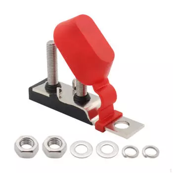 Блок предохранителей с двумя клеммами, номинал 58 В, высокая производительность, компактное крепление для моторных лодок и автодомов