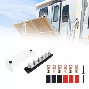 Блок распределения питания с клеммами Макс. 48 В 300 А шина для яхты