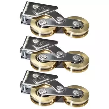 Блок роликов для раздвижных дверей, роликовые колеса для окон, ролики, латунные колеса, ролики для раздвижных дверей, мебельная фурнитура