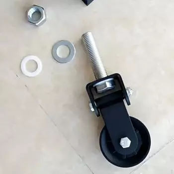Блок шкива для спортзала DIY Фитнес-вращательные детали Фиксированная стойка для колес, монтируемая на шарнире для