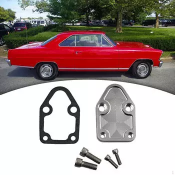 Блок топливного насоса с пластиной в сборе из алюминиевого сплава для Chevy Small