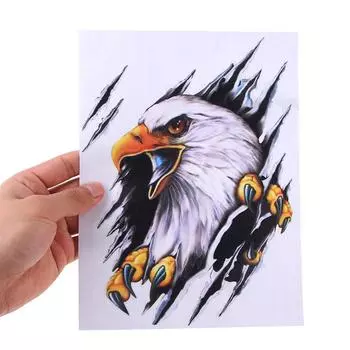 Блокировка царапин наклейка на автомобиль «Грузовик Орел» наклейка на мотоцикл наклейка 3D-симуляция наклейка украшение кузова автомобиля R