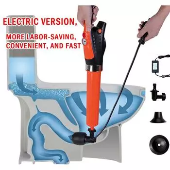 Блокировка и дноуглубление нижнего канализационного туалета, плотно модернизированный электрический однопистолетный электродвигатель для туалета и ванной комнаты set 2