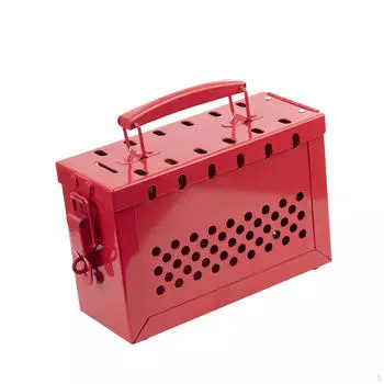 Блокировка Tagout Group Lock Box 12 Person Steel Security Storage
