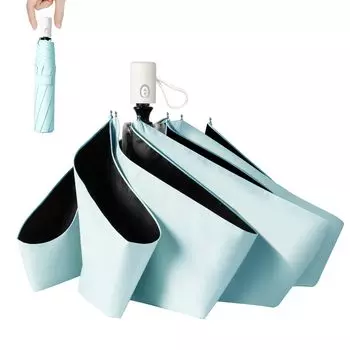 блокировка ультрафиолетового света, тепла как для солнца, так и для складывания УФ-теплового удара, складной автоматический чехол для хранения, подарок, подарок [сертифицировано JIS, 99,99% светло-зеленый