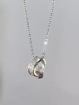 Блокирующееся ожерелье легкая роскошная ниша ключичная цепочка циркон кулон ожерелье аксессуары женское ожерелье ювелирные изделия