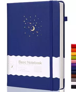 Блокнот CAGIE A5 в твердом переплете, стильный, 8 мм, горизонтальный держатель для ручек, классический блокнот, милый x 21 см, деловой, для взрослых, для девочек, дорожный дневник, рабочие заметки