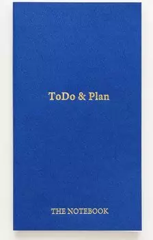 Блокнот для управления задачами A5 Slim ToDo List 128 страниц Расписание, контролируемое экспертами по управлению задачами (60 дней) Todo&Plan (синий)
