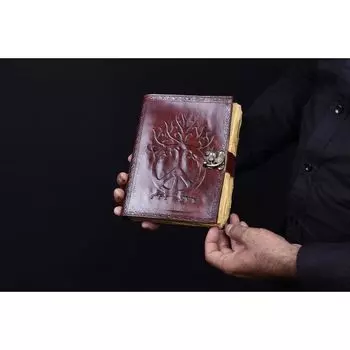 Блокнот для заклинаний, пустой альбом для рисования, блокнот для путешествий, винтажный край, для мужчин и женщин, лучший подарок 7 x 5 in