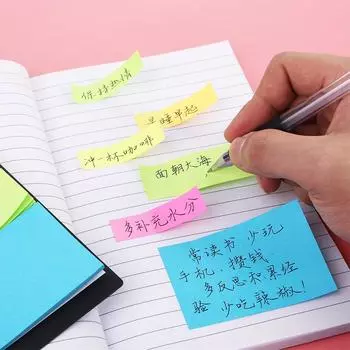 Блокнот для записей Подарки Разделитель Наклейка B5 A5 A6 Блокнот для заметок Липкие заметки Планировщик молочных продуктов Расписание 1 Set