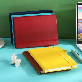 Блокнот формата A5 Business в твердом переплете с полиуретановым ремешком, настраиваемый логотип, свежий подарочный справочник, трансграничный блокнот