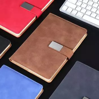 Блокнот формата А5 из овчины в стиле ретро с лазерной гравировкой для студентов и профессионалов - возможен индивидуальный логотип