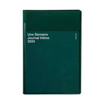 Блокнот High Tide 2024 Октябрь Ирис Зеленый Блок (Начиная с 2023 г.) (B6 еженедельно) зелёный