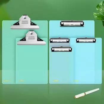 Блокнот Huajie A4 с многофункциональным зажимом - Доска для меню/заказов A6 H110B зелёный