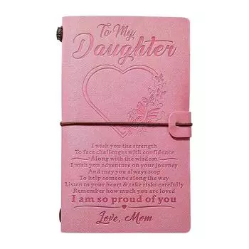 Блокнот из искусственной кожи, отделения для карточек и карман для хранения, идеальный подарок для семьи и друзей One Size