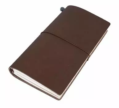 Блокнот из натуральной кожи Collasaro, блокнот для записей, обычный, 220 x 125 (Коричневый, M, Размер, мм)