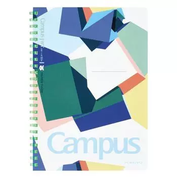 Блокнот KOKUYO Campus с мягким кольцом PAPIER TIGRE Graph Dot в линейку A5 50 листов Pyrite PT-SV131WT5-1