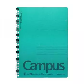 Блокнот Kokuyo Campus Twin RinG B 6 Semi B5 50 листов t200B G зеленый
