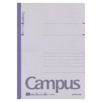 Блокнот Kokuyo Note Campus A4, экстремальная ширина 10 мм, 40 листов