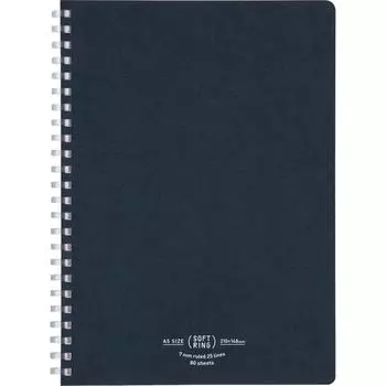 Блокнот Kokuyo Note с мягким кольцом NATURAL 80 листов A5 A Feeling sv638A DB
