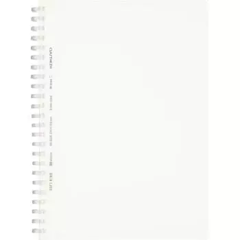 Блокнот Kokuyo Note Soft Ring, прозрачный, 80 листов, формат A5, прозрачный, SV538B T