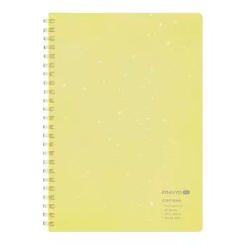 Блокнот Kokuyo Soft Ring Kokuyo Me 50 листов 5 мм Plan A5 Moon LiMe kMe Sr931s5y