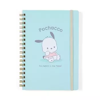 Блокнот-кольцо Sanrio Pochacco B6 с изображением животных 515451 (Мягкие канцелярские принадлежности)